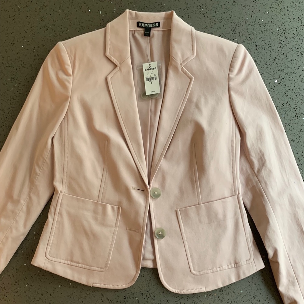 EXPRESS Blush Pink Blazer NWT